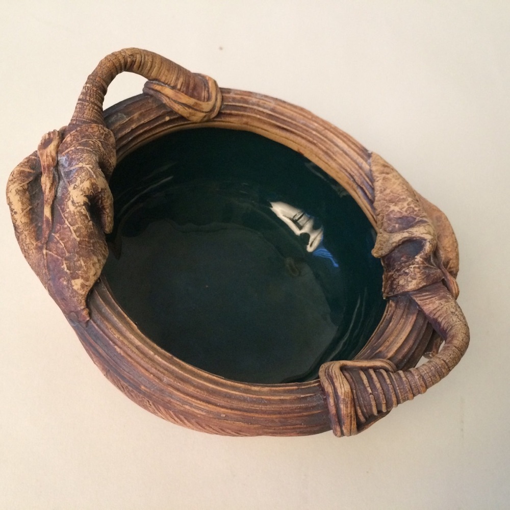 Vintage, Signed Terrafirma ceramics art pottery bowl